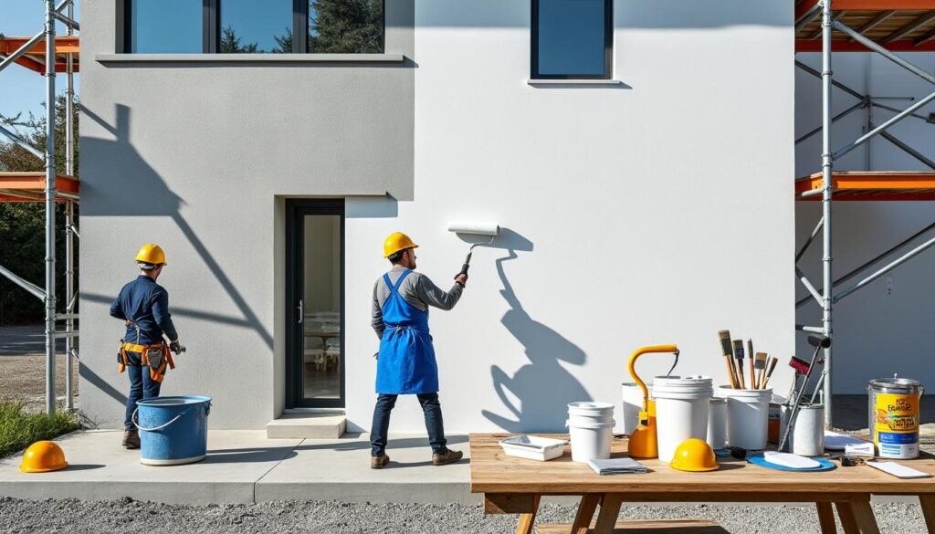 découvrez notre guide complet pour peindre une façade : suivez les étapes clés, apprenez les meilleures méthodes et faites le bon choix de produits pour un résultat durable et esthétique.