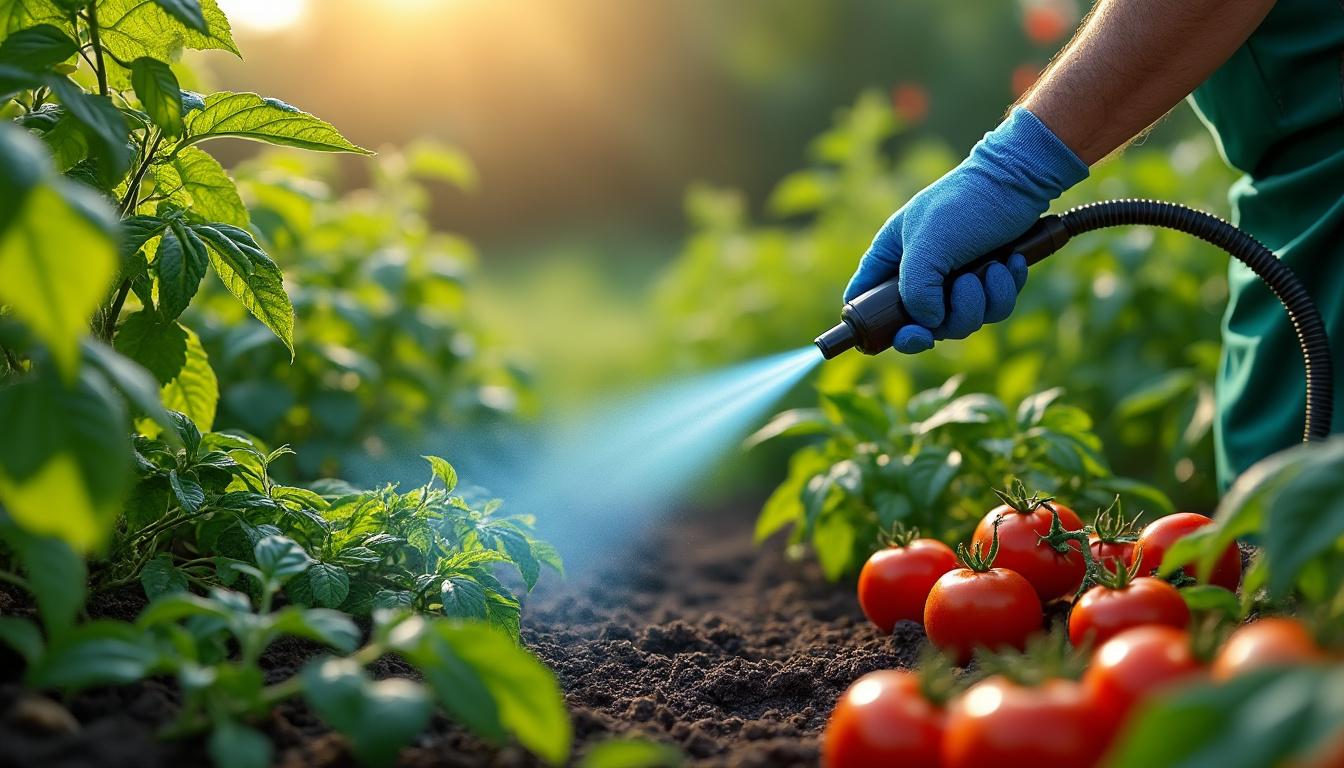 découvrez le dosage précis et le protocole d'application de la bouillie bordelaise pour protéger efficacement vos plants de tomates contre les maladies.