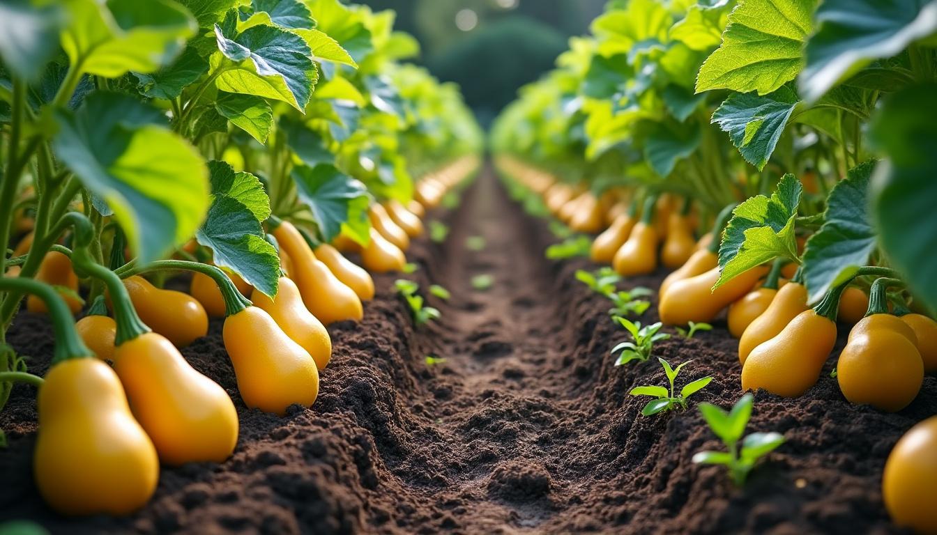 Combien de butternut par pied : rendement réel et organisation du potager 2 découvrez combien de courges butternut planter par pied pour un rendement optimal et comment organiser efficacement votre potager pour maximiser la production.