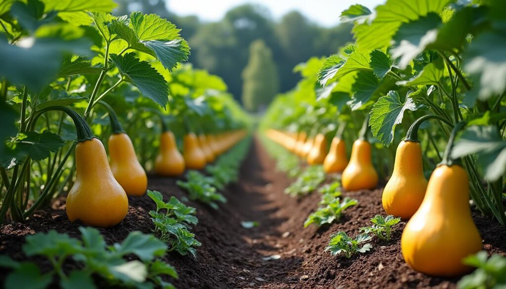 découvrez combien de potirons butternut planter par pied pour un rendement optimal et comment organiser efficacement votre potager.