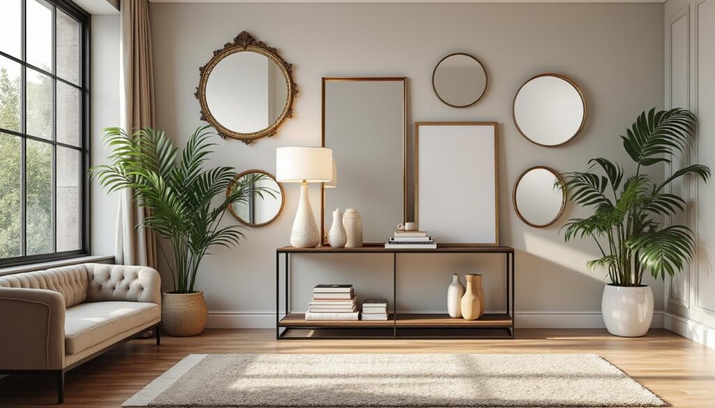 découvrez 20 idées inspirantes de miroirs d’entrée pour illuminer et agrandir votre intérieur, apportant style et luminosité à votre espace.