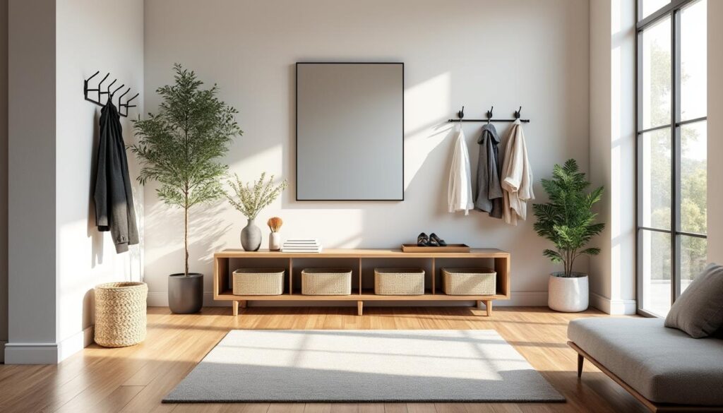 découvrez des astuces pratiques pour optimiser votre entrée, alliant rangement efficace et décoration élégante afin d'accueillir vos invités avec style et organisation.