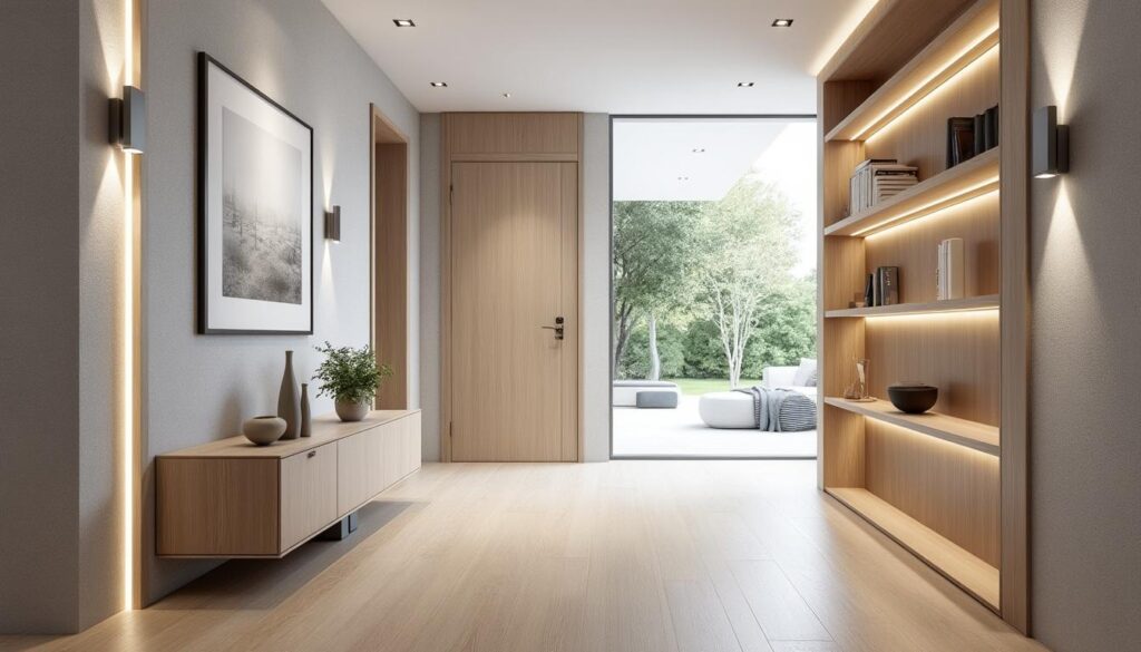 découvrez des stratégies ingénieuses pour sublimer un couloir étroit et transformer cet espace souvent négligé en un lieu esthétique et fonctionnel.