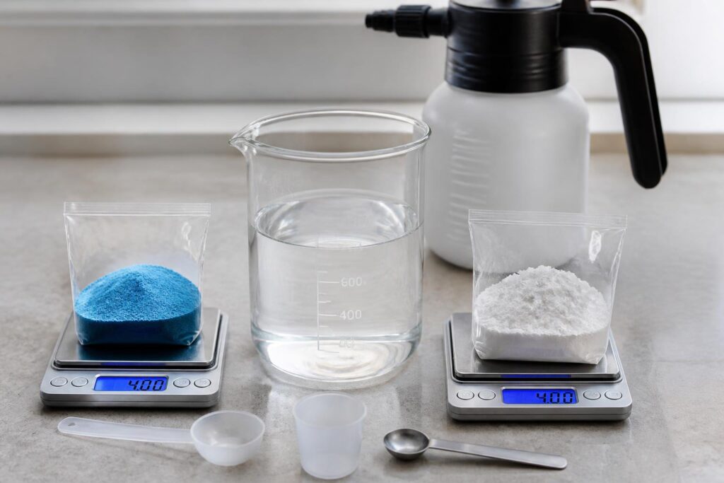 découvrez les proportions exactes et le protocole d'application pour doser correctement 1 litre de bouillie bordelaise afin d'assurer une protection efficace de vos plantes.