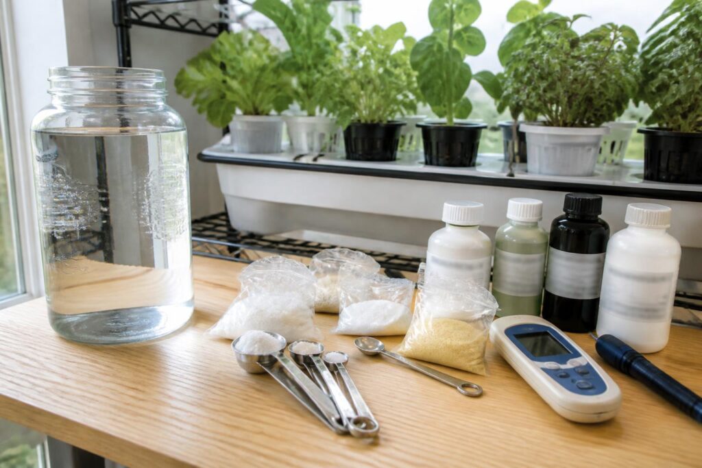 apprenez à fabriquer votre engrais hydroponique maison facilement et à moindre coût pour une solution nutritive efficace et économique.