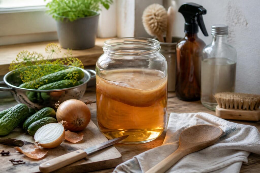 découvrez ce qu'est la mère de vinaigre, ses utilisations en cuisine pour sublimer vos plats, ainsi que ses bienfaits dans l'entretien naturel de la maison.