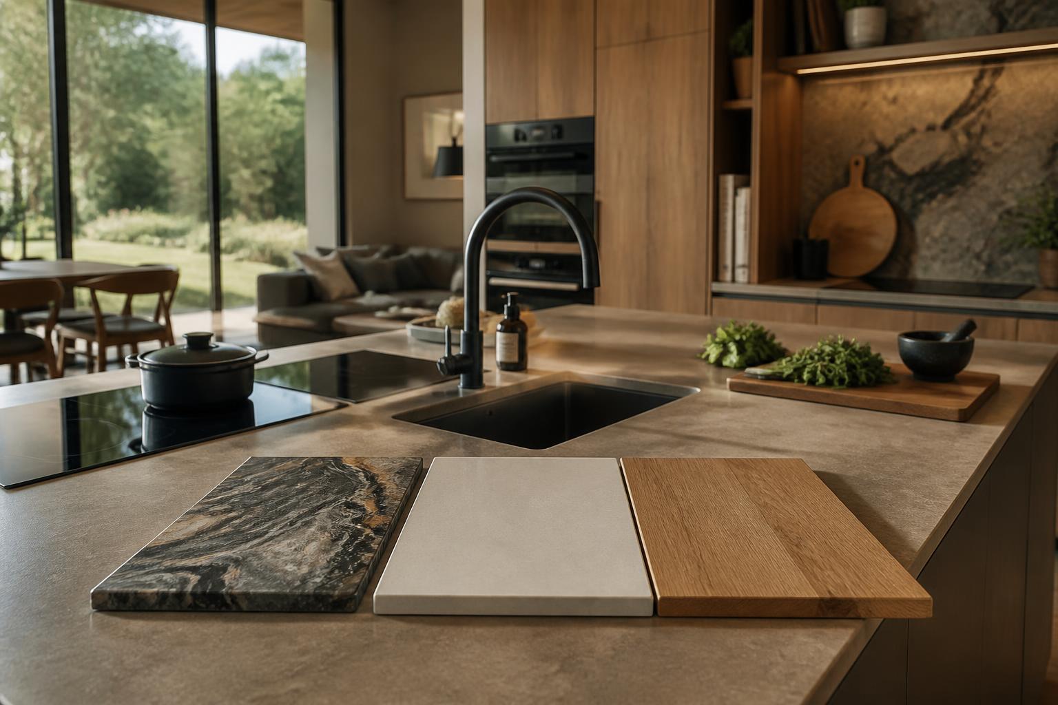 découvrez comment choisir le plan de travail idéal pour votre cuisine en comparant granit, quartz et bois, alliant élégance et praticité pour un espace convivial et durable.