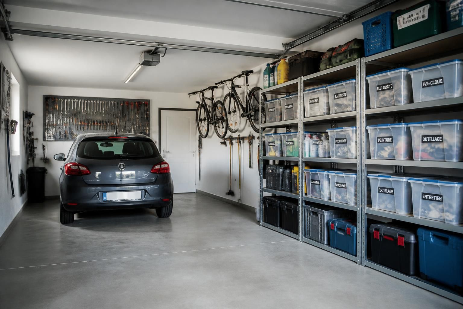 découvrez des astuces ingénieuses pour optimiser le rangement de votre garage et libérer de l'espace, afin de rendre votre espace plus fonctionnel et organisé.