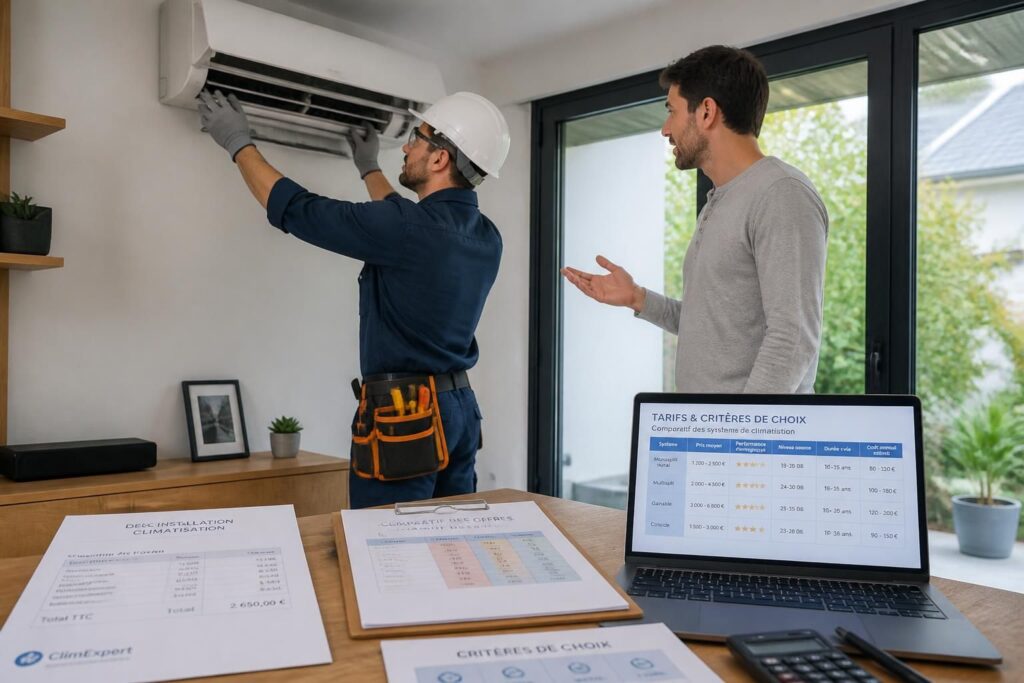 découvrez comment choisir le meilleur installateur de climatisation grâce à notre guide complet des critères essentiels et des tarifs pour un service de qualité au meilleur prix.