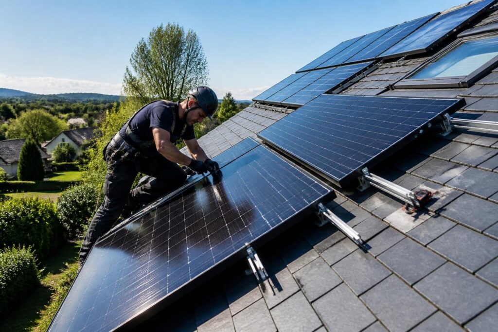 découvrez tout ce qu'il faut savoir sur les panneaux solaires sur toiture : conditions d'installation, étapes à suivre et démarches administratives pour profiter de l'énergie solaire.