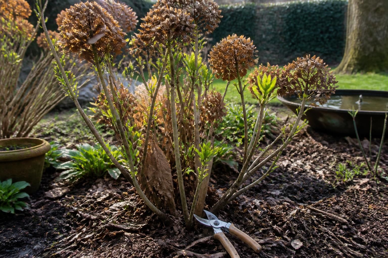 Floraison des hortensias : le moment idéal pour tailler sans compromettre les bourgeons à venir 2 découvrez le moment idéal pour tailler vos hortensias afin de garantir une floraison abondante sans endommager les bourgeons à venir. suivez nos conseils pour un jardin éclatant toute la saison.