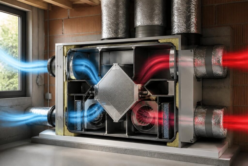 découvrez tout ce qu'il faut savoir sur la vmc double flux : son principe, son fonctionnement, ses avantages et les contraintes à prendre en compte pour une ventilation optimale de votre logement.