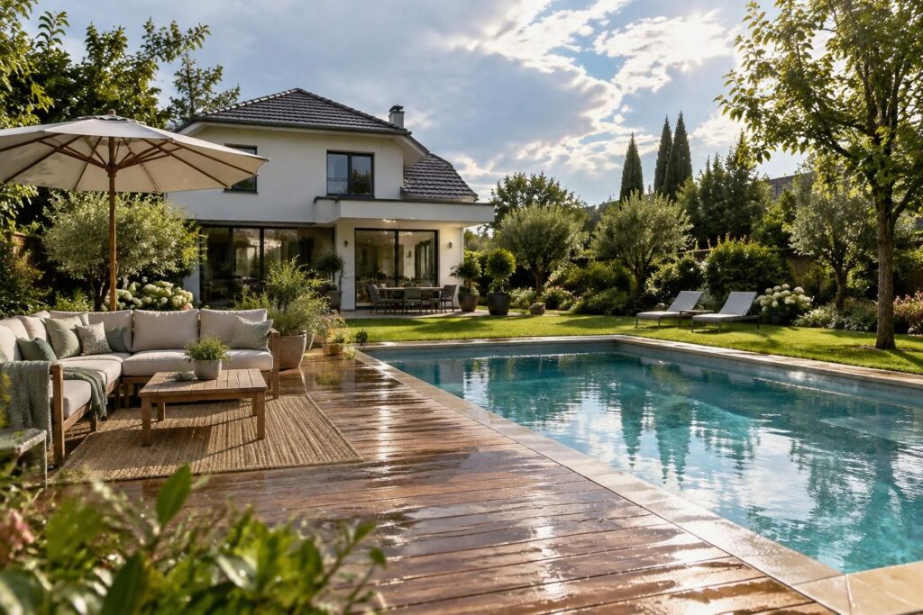 terrasse, piscine, mobilier de jardin : découvrez les garanties de l’assurance habitation pour protéger vos espaces extérieurs et leurs équipements.